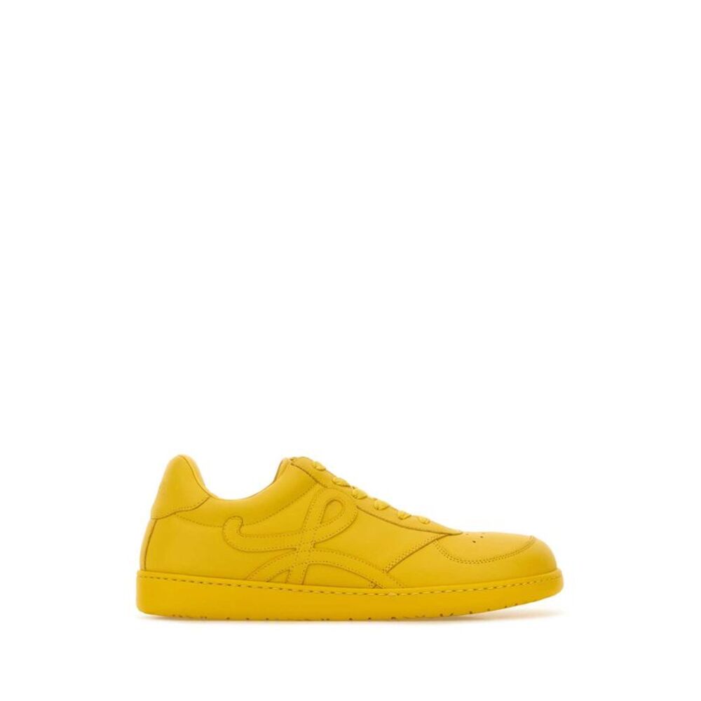 Loewe Men Yellow Leather Jambo Sneakers